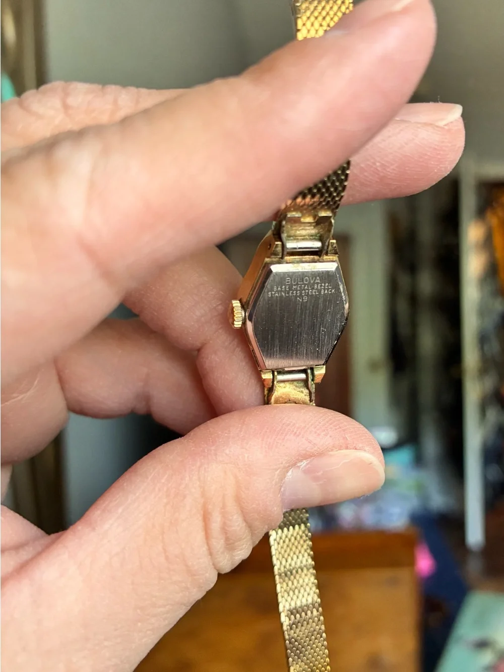 Bulova Women's Gold-Tone Mesh Bracelet Watch